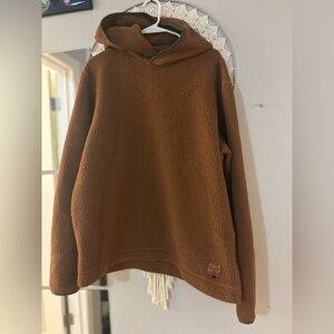 Herschel Supply Co. Brown Sherpa Fleece Pullover Hoodie